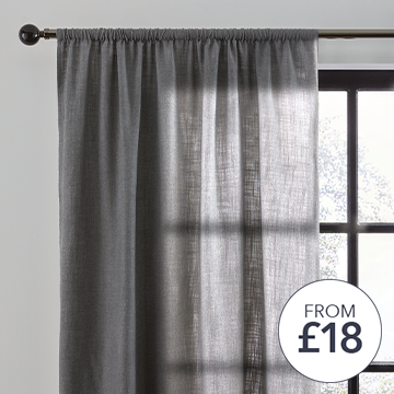 Arthur Recycled Grey Voile Panel