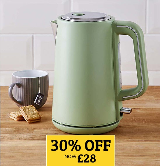 Coastal Sage Green 1.7L Kettle