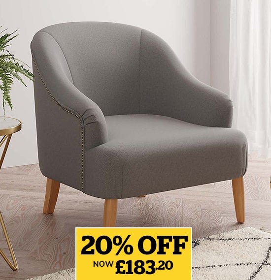 Mabel Faux Wool Armchair