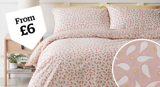 Super Soft Keira Pink Microfibre Duvet Cover and Pillowcase Set