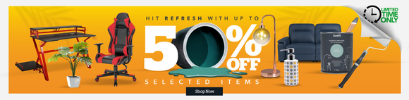 50% off selected items