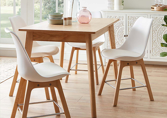 Erik White Dining Chair