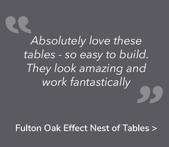 Fulton Oak Effect Nest of Tables