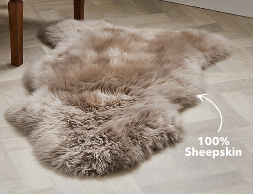 Sheepskin rug