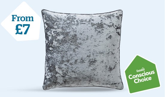 Crushed Velour Cushion