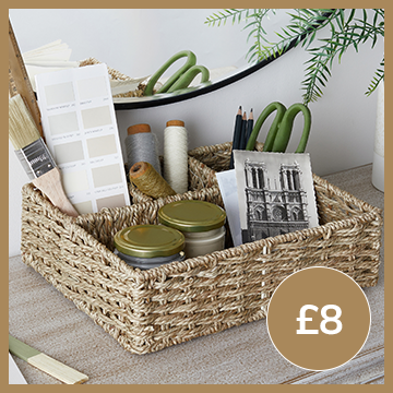 Seagrass Desk Organiser