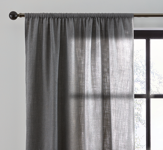 Arthur Recycled Grey Slot Top Voile 