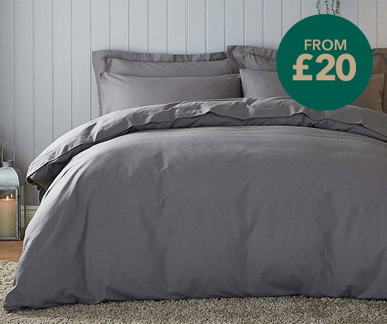 Soft & Cosy Luxury Brushed Cotton Duvet Cover Set