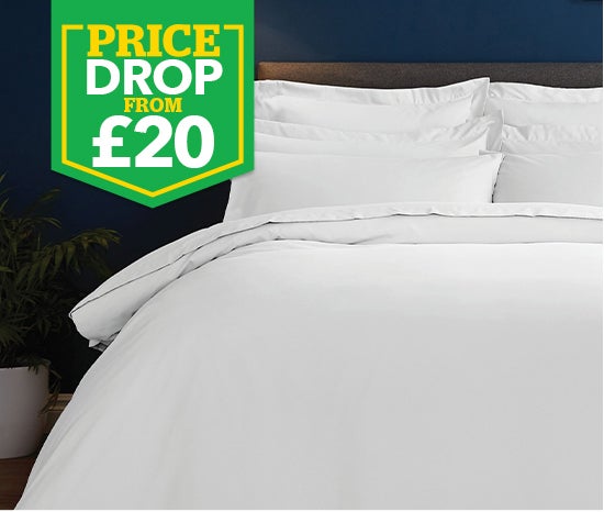 Add Fogarty Soft Touch White Duvet Cover and Pillowcase Set