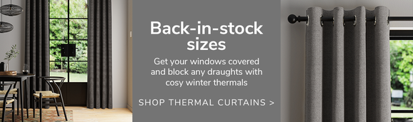 Shop thermal curtains