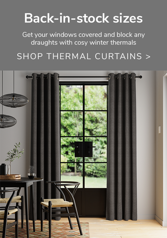 Shop thermal curtains