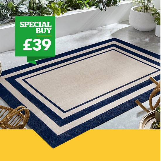 Ives Border Indoor Outdoor Rug