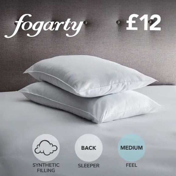 Fogarty Soft Touch Medium-Support Pillow Pair