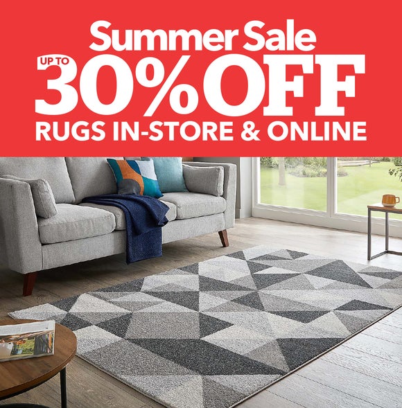 SUMMER SALE - UP TO 30% OFF RUGS IN-STORE & ONLINE