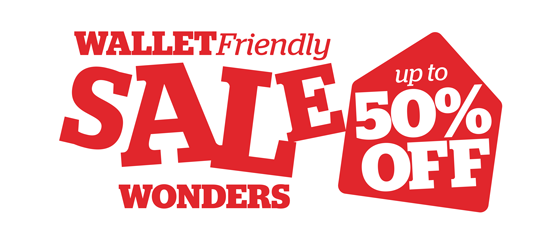 The Biggest Ever Sale up to 50% off