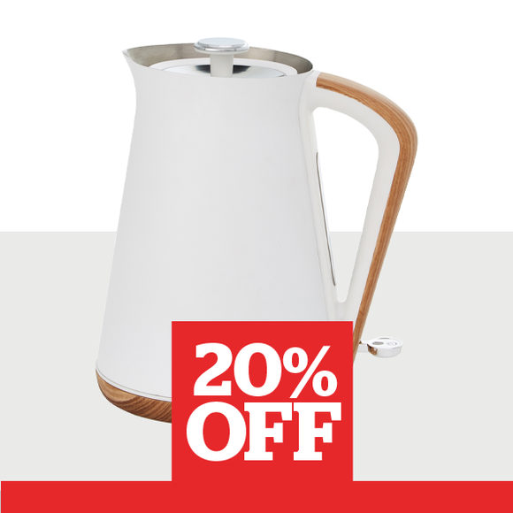 Contemporary White Jug Kettle