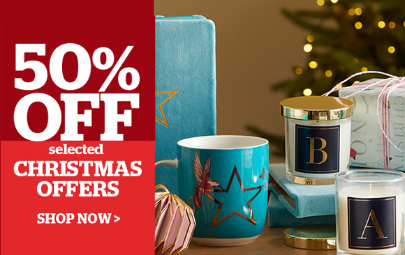 up to 50% off Christmas