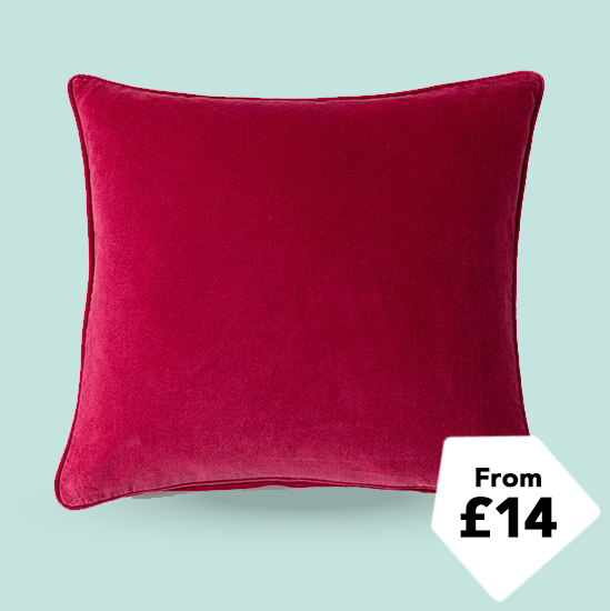 Clara Cotton Velvet Cushion 