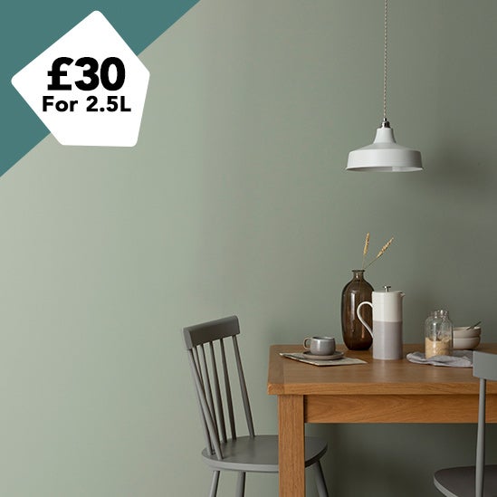 Dunelm Sage Matt Emulsion Paint