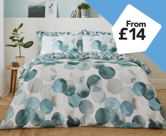 Watercolour Circles Duvet Cover Set