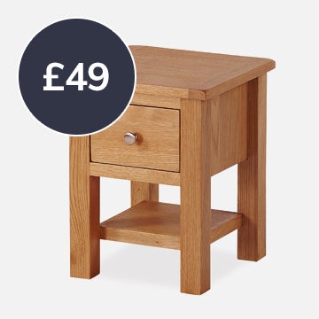 Bromley Oak Lamp Table