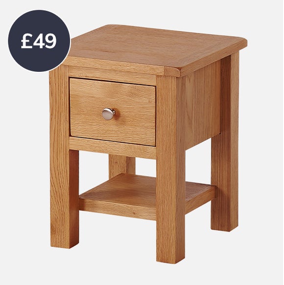 Bromley Oak Lamp Table