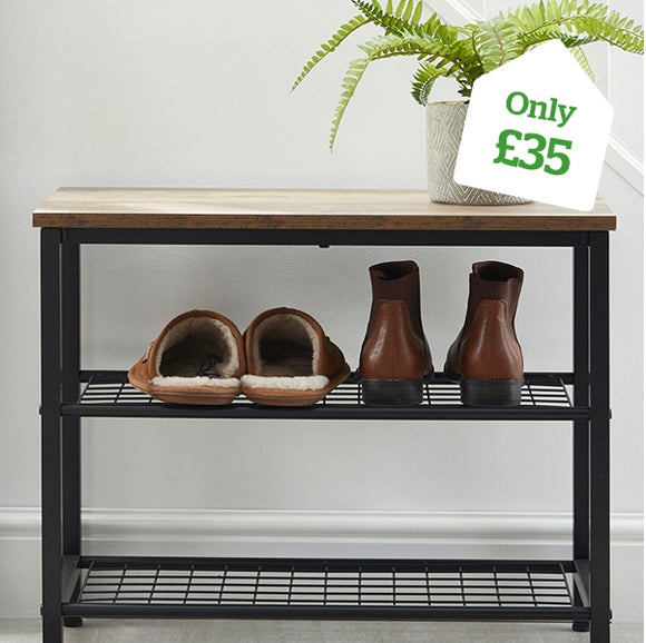 Fulton 2 Tier Shoe Rack