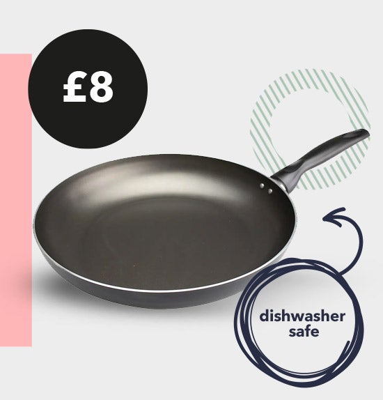 Dunelm Essentials Aluminium 32cm Frying Pan