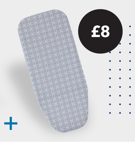 Grey Geometric Tabletop Ironing Board