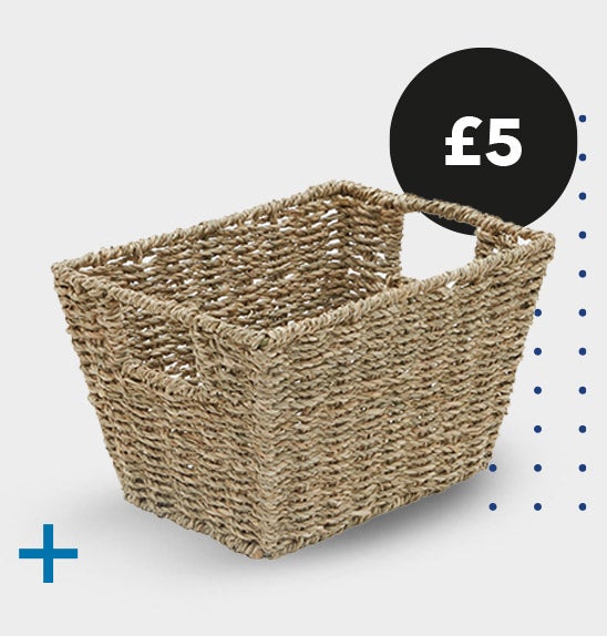 Seagrass Tapered Basket Small