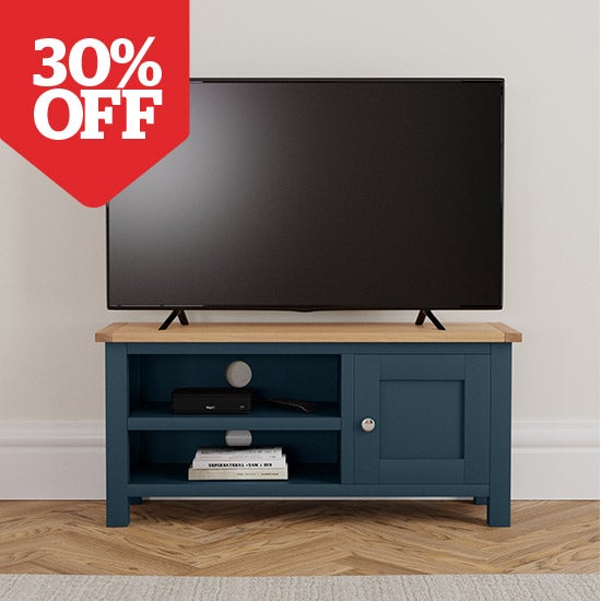 Bromley Blue TV Stand