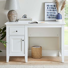 Lynton White Desk