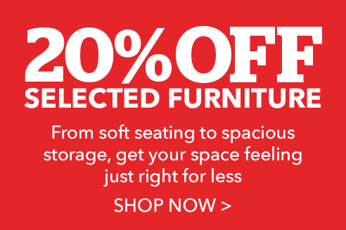 UP TO 30% OFF FURNITURE IN-STORE & ONLINE
