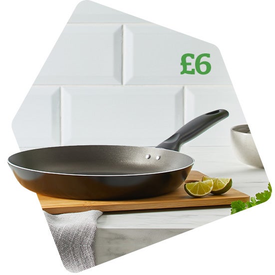 Dunelm Essentials Aluminium 28cm Frying Pan