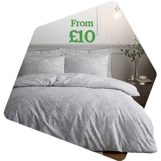 NEW Emelie Grey Duvet Set