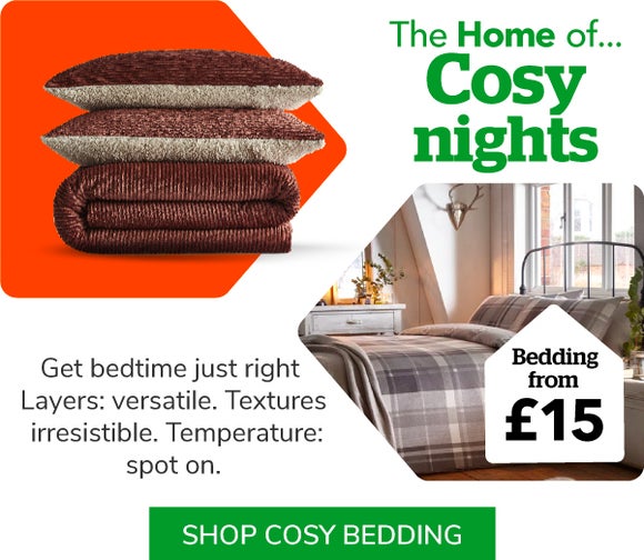 The home of cosy night - SHOP COSY BEDDING