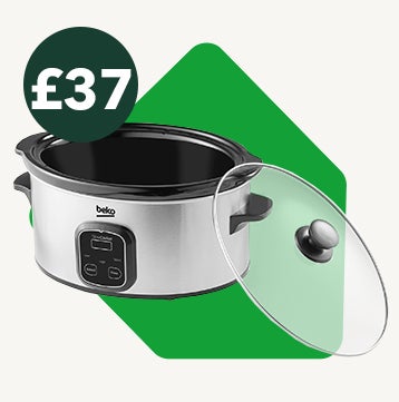 Beko 6L Stainless Steel Slow Cooker