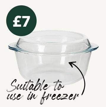 Dunelm 3L Casserole Dish with Lid