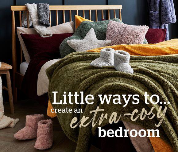 Little ways to create an extra-cosy bedroom