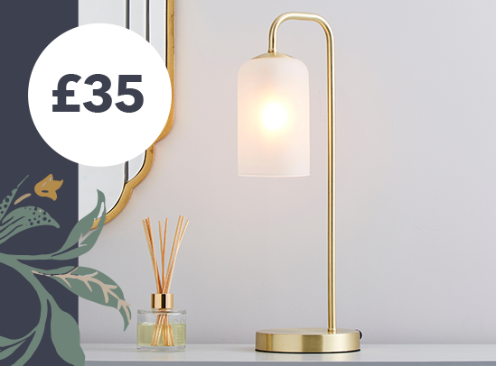 Palazzo Gold Effect Table Lamp