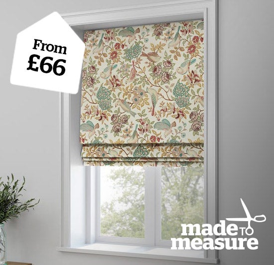 Made to Measure roman blinds now online