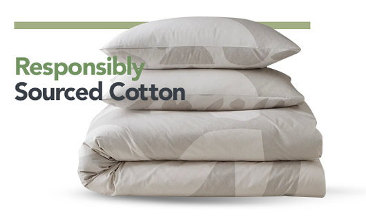 Leif 100% Organic Cotton Duvet Set