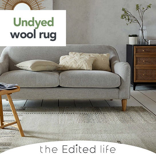 undyed wool rug