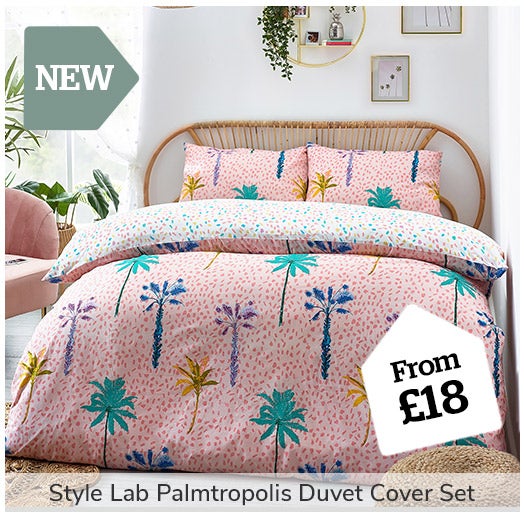 Style Lab Palmtropolis Duvet Cover and Pillowcase Set