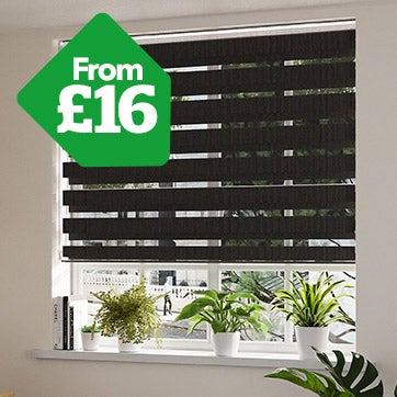 Day and Night Black Daylight Roller Blind