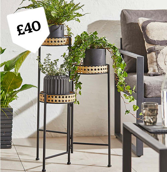 Sulu Rattan Effect Plant Stand £40 >