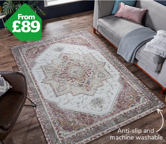 Match Elsie Traditional Washable Rug From £89