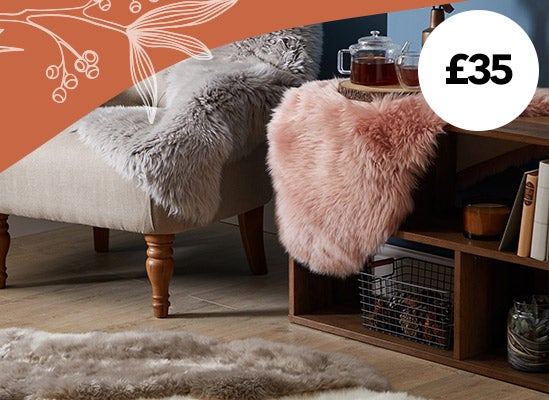 Single Pelt Sheepskin Rug