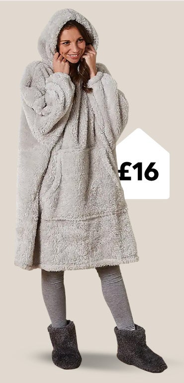 NEW Teddy Oversized Blanket Hoodie