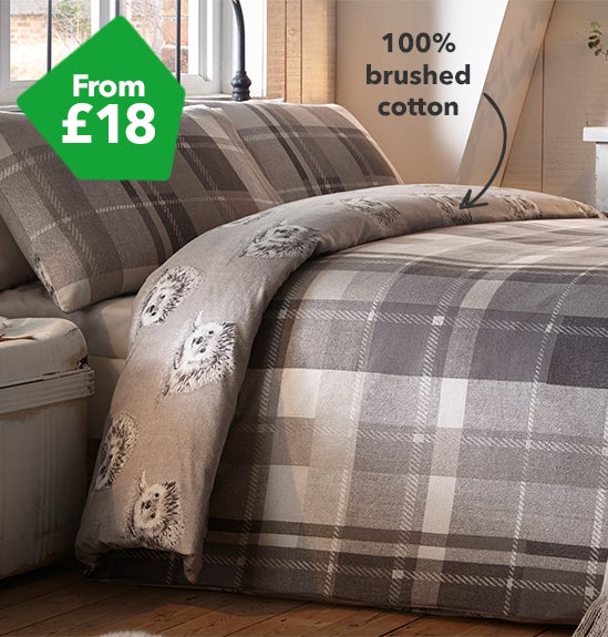 Colville Checked Reversible Duvet Set